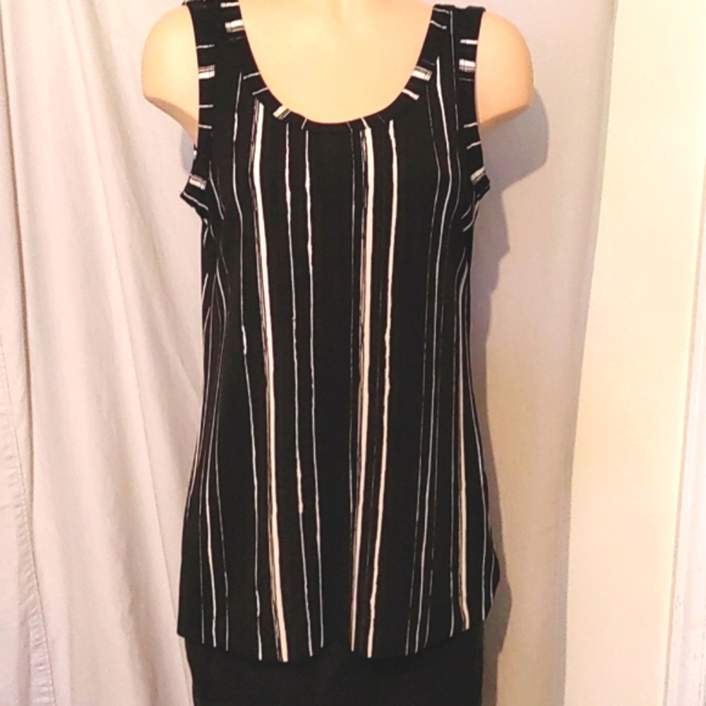 Dressy sleek tank top, NEW